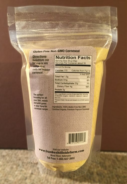 Gluten Free Non-GMO Popcorn Cornmeal