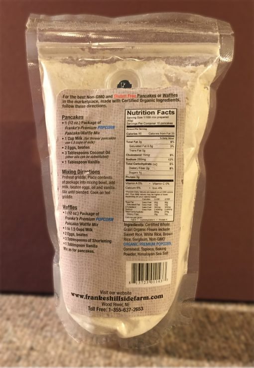 Gluten Free Non-GMO Cornmeal Pancake and Waffle Mix